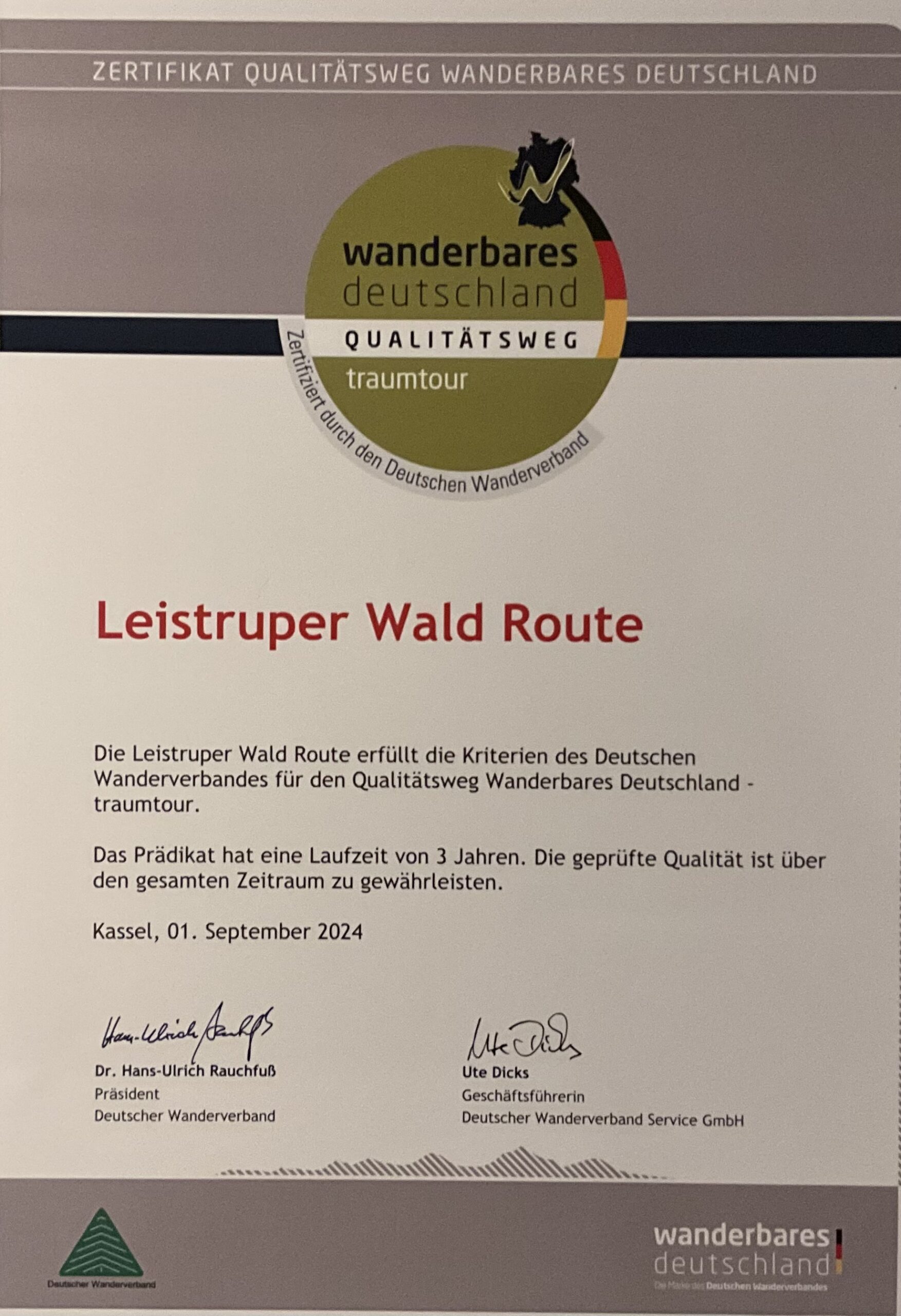 Auf gut markierten Wegen durch den Leistruper Wald