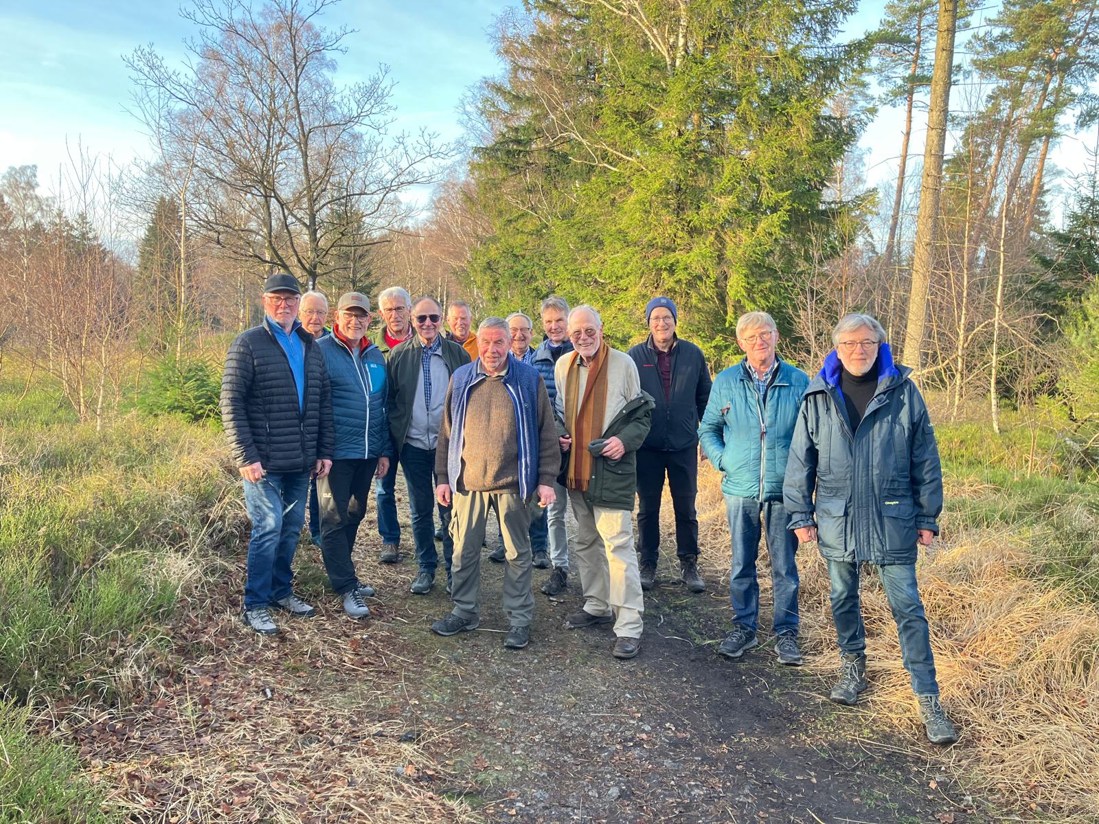 Jahresabschlusswanderung der Donnerstagswanderer – Holzhausen, Blaubeer-Route